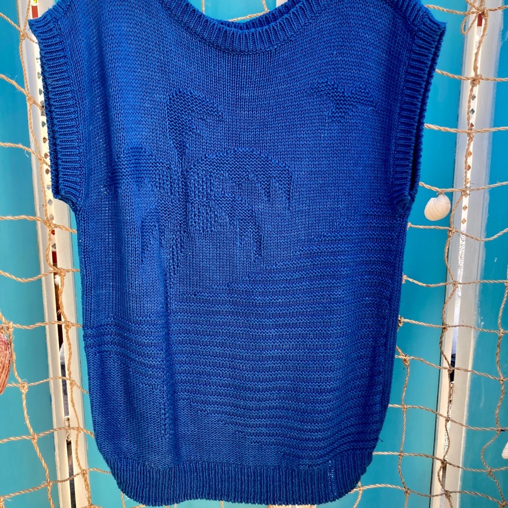 Vintage Women’s Catalina Blue Sweater Vest